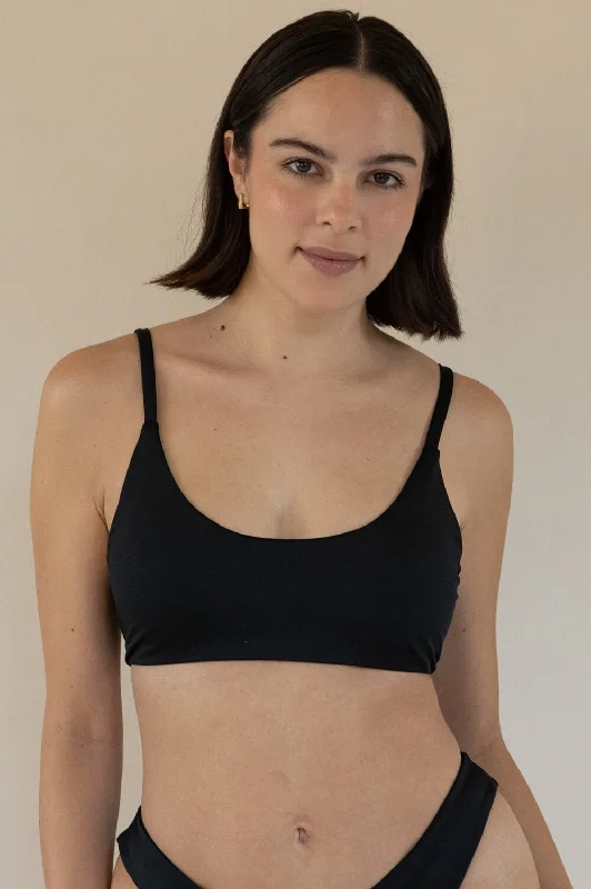 The Bralette Top - Matte Black