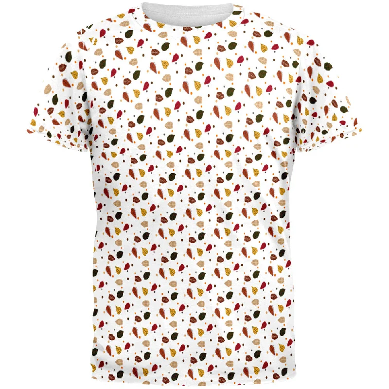 Button-Up T-ShirtsAutumn Leaves Pattern All Over Mens T Shirt