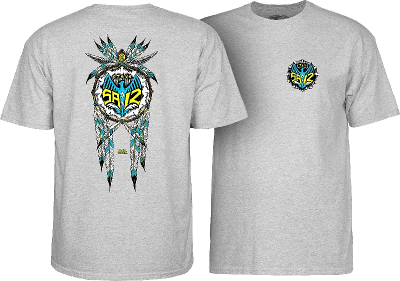 Travel T-ShirtsPowell Peralta Steve Saiz Totem T-shirt - Athletic Heather