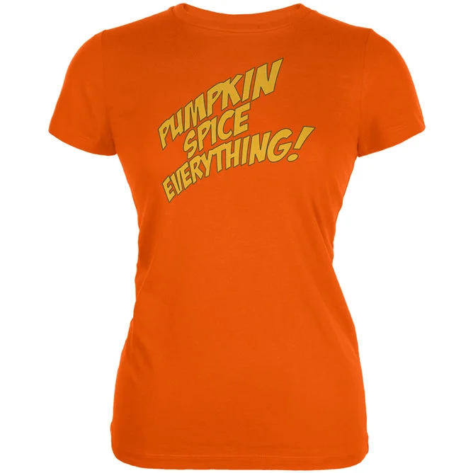 Cultural T-ShirtsAutumn Fall Pumpkin Spice Everything Juniors Soft T Shirt