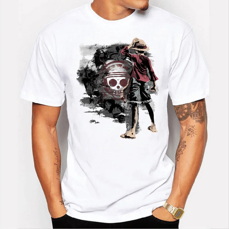 Graphic T-ShirtsMen'S Diablo Skull Print Trend Versatile T-Shirt