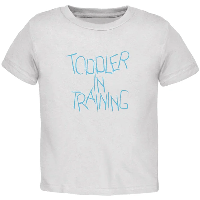 Travel T-ShirtsToddler In Training Funny Baby Crewneck T Shirt