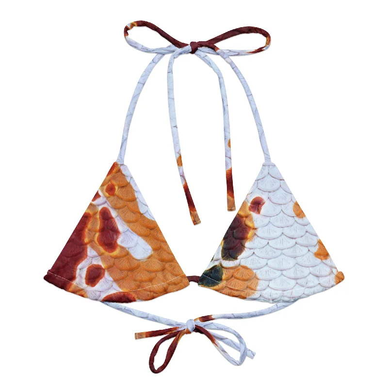 Classic Koi Recycled String Bikini Top