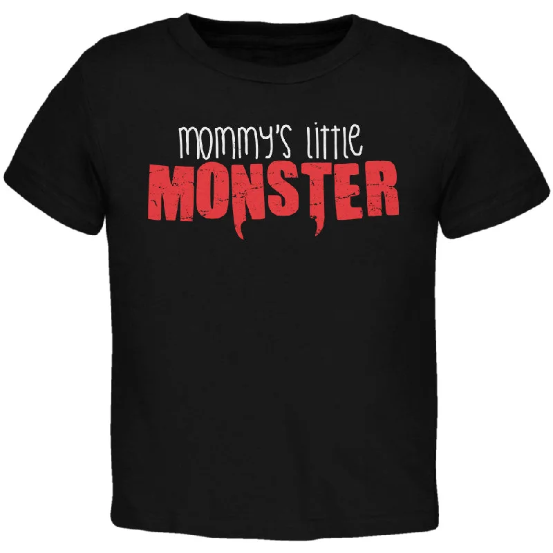 Festival T-ShirtsMommy's Little Monster Black Toddler T-Shirt