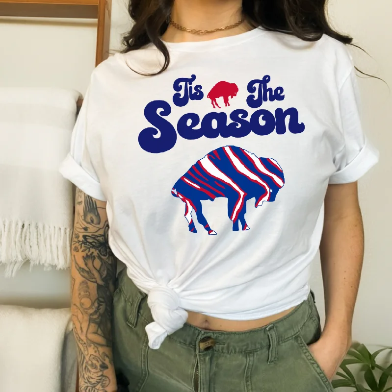 Fringed T-ShirtsTis The Season Buffalo Unisex T-shirt