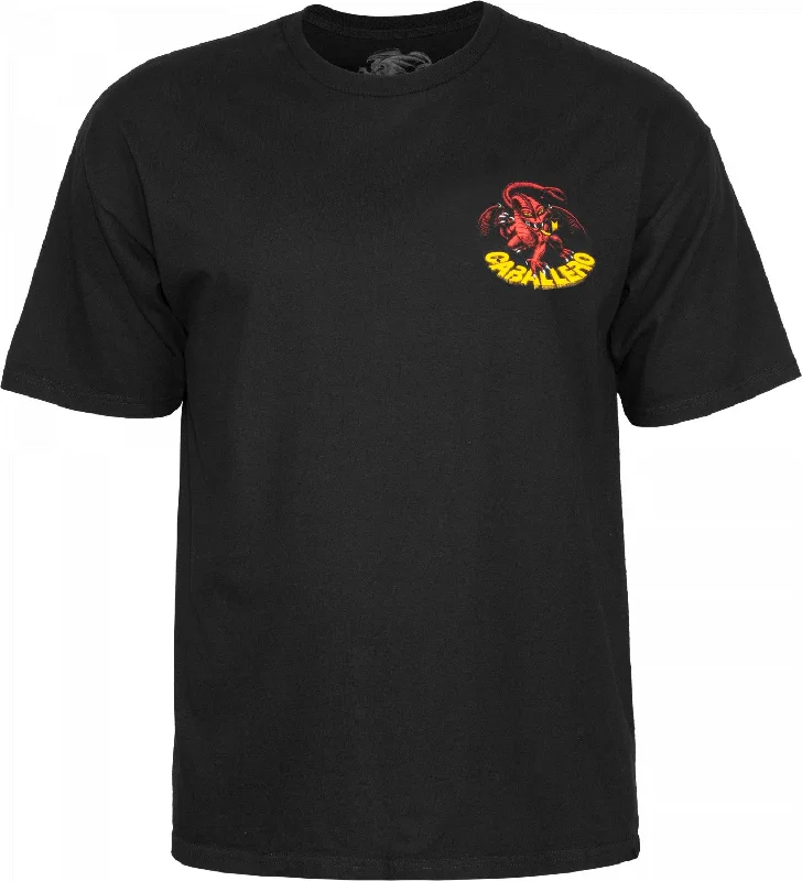 Glitter T-ShirtsPowell Peralta Steve Caballero Dragon II T-shirt - Black