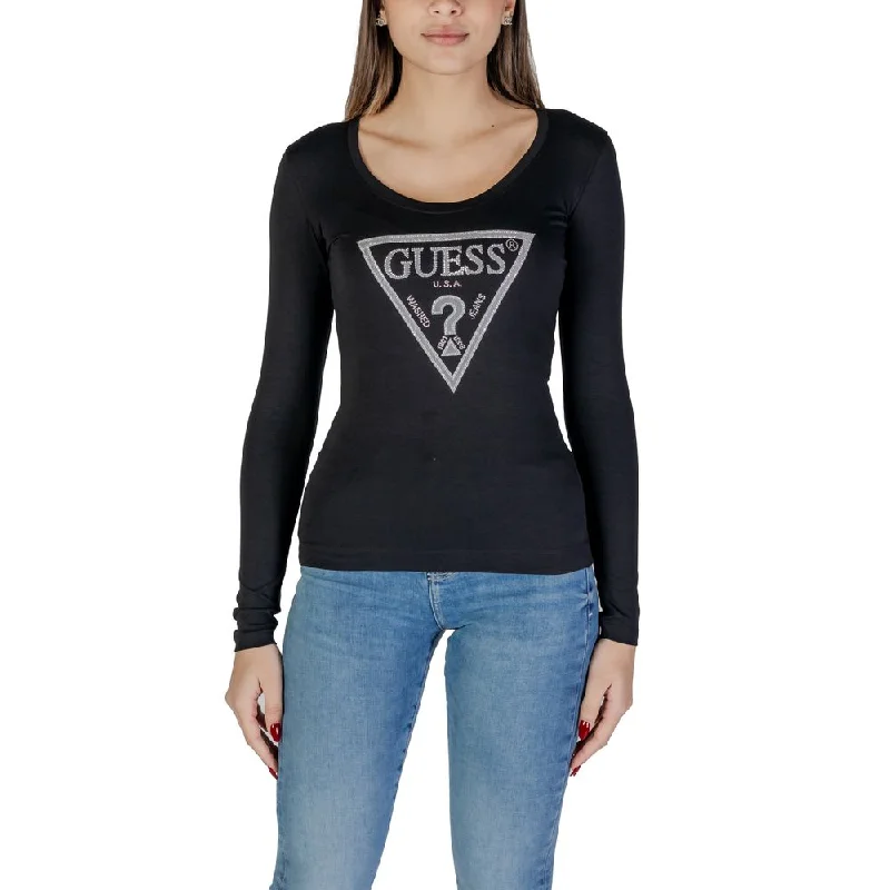 Plush T-ShirtsGuess  Cotton Tops & Women's T-Shirt