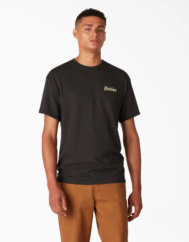 Limited Edition T-ShirtsDickies Skateboarding Split Graphic T-Shirt - Black (BK)