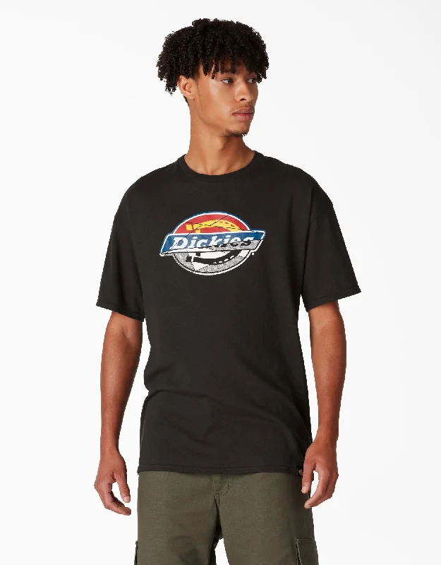 Ribbed Cuff T-ShirtsDickies Skateboarding Break Out Graphic T-Shirt - Black (BK)