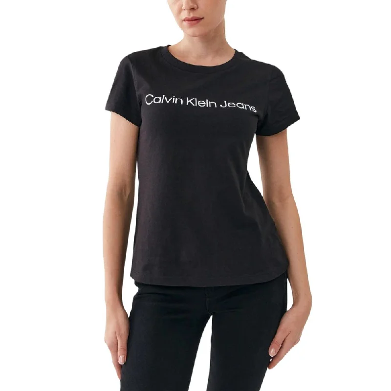 Outdoor T-ShirtsCalvin Klein Jeans  Cotton Tops & Women's T-Shirt