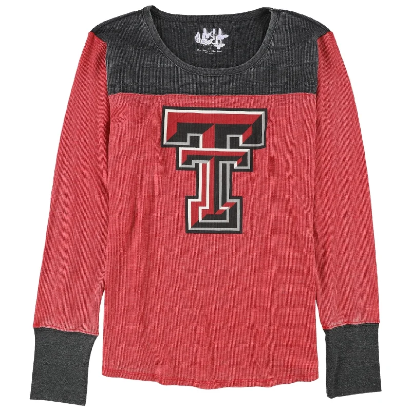 Leather-Paneled T-ShirtsTouch Womens Texas Tech Graphic T-Shirt, Red, 2X