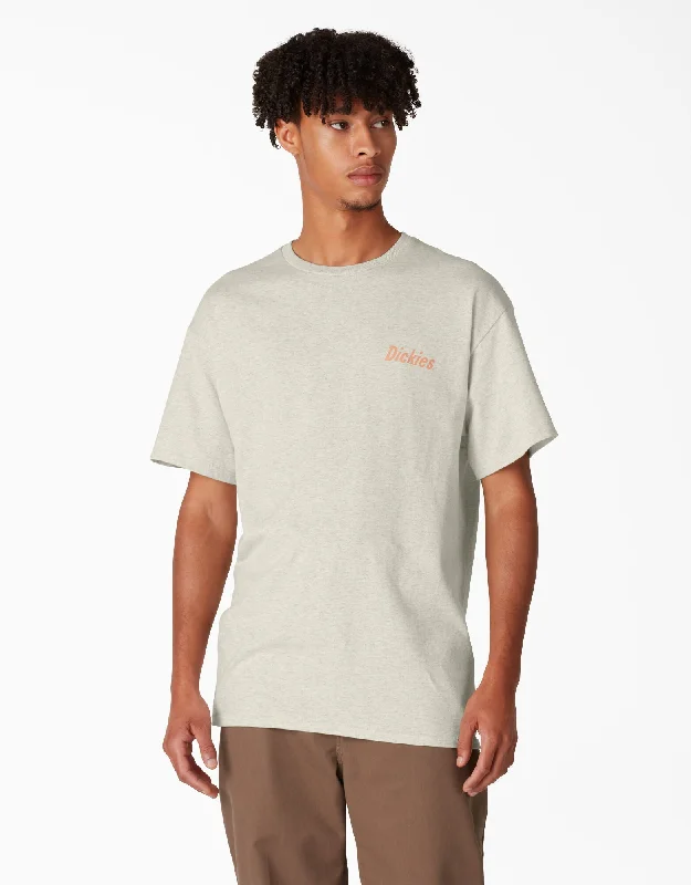 Hooded T-ShirtsDickies Skateboarding Split Graphic T-Shirt - Oatmeal Heather