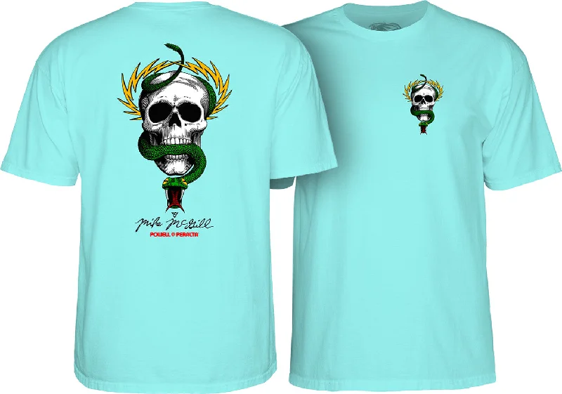 Fringed T-ShirtsPowell Peralta McGill Skull and Snake T-shirt - Celadon