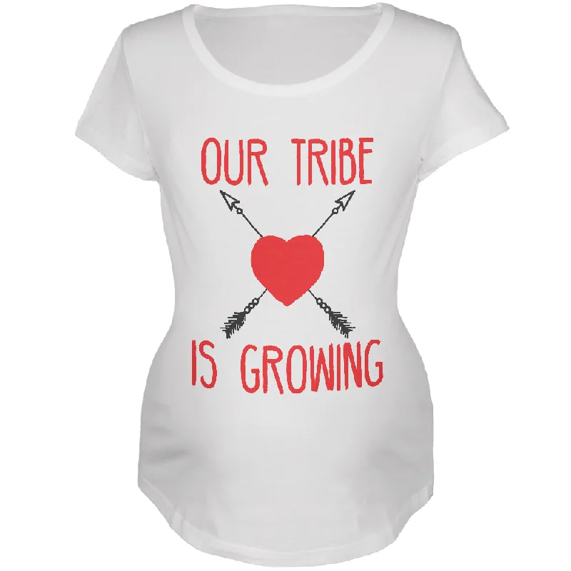 Band Merch T-ShirtsOur Tribe Is Growing Maternity Soft T Shirt