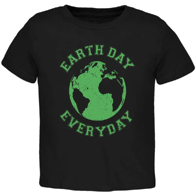 Bamboo T-ShirtsEarth Day - Earth Day Everyday Black Toddler T-Shirt