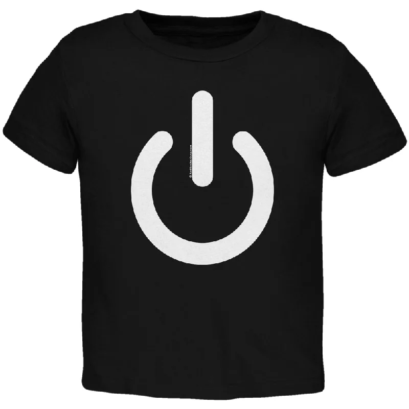 Plush T-ShirtsPower Symbol Black Toddler T-Shirt