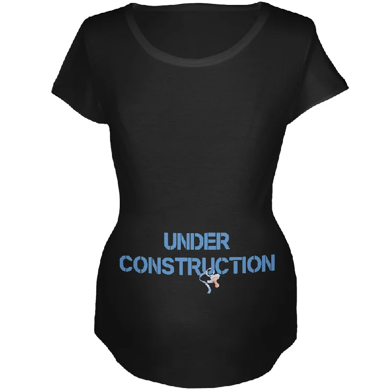 Logo T-ShirtsUnder Construction Baby Boy Maternity Soft T Shirt