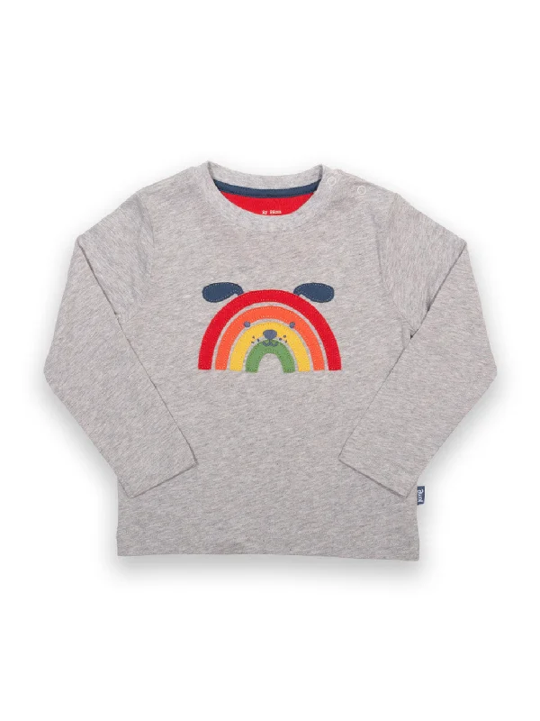 Embroidered T-ShirtsRainbow pup t-shirt