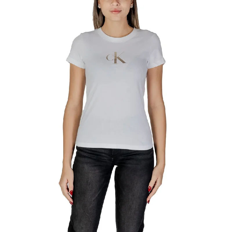 Minimalist T-ShirtsCalvin Klein Jeans  Cotton Tops & Women's T-Shirt