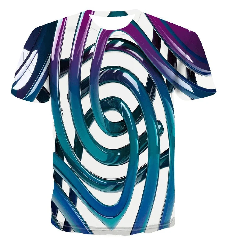 Jersey T-ShirtsGeometric Pattern Aliexpress 3D Digital Printing T-Shirt