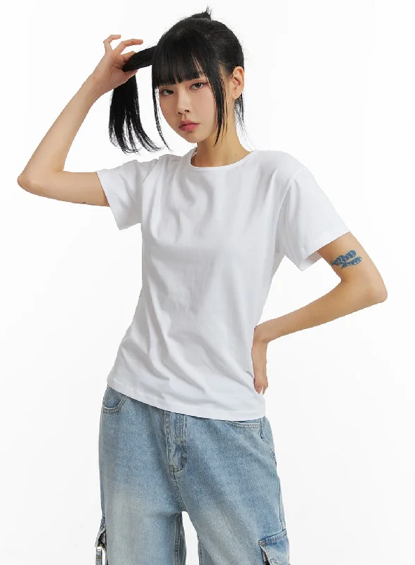 Pocket T-ShirtsSolid T-Shirt CM407