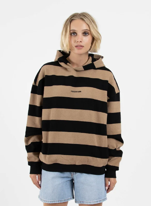 Ribbed Cuff HoodiesStripe Game Hood - Tiny