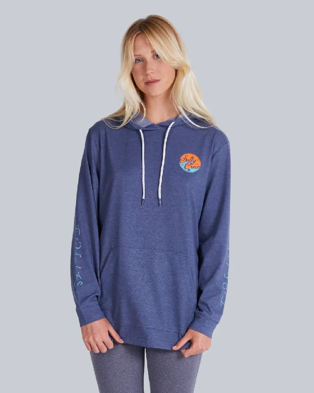 Fringed HoodiesClub Salty Mid Weight Hoody - Navy