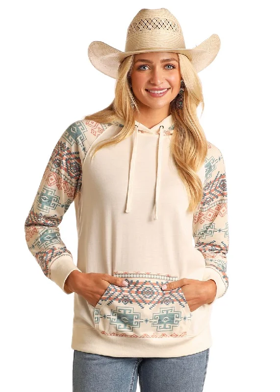 Bamboo Fiber SweatshirtsWomen's Rock & Roll Cowgirl Hoodie #BW94T05886