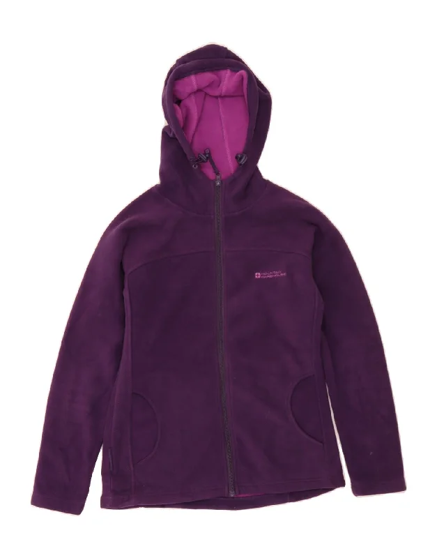 Hiking HoodiesMOUNTAIN WAREHOUSE Womens Hooded Fleece Jacket UK 8 Small  Purple