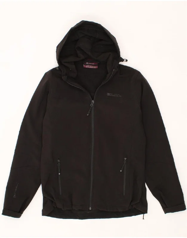 Cropped SweatshirtsMOUNTAIN WAREHOUSE Womens Hooded Windbreaker Jacket UK 14 Large Black