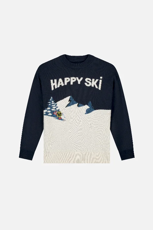 High-Fashion SweatshirtsHAPPICON SKI KNITTED SWEATSHIRT