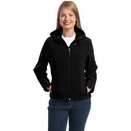 Cycling HoodiesLadies Textured Hooded Soft Shell Jacket