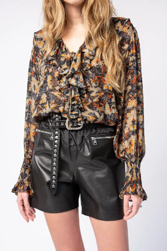 Estera Blouse in Khaki BlackPunk Shirts