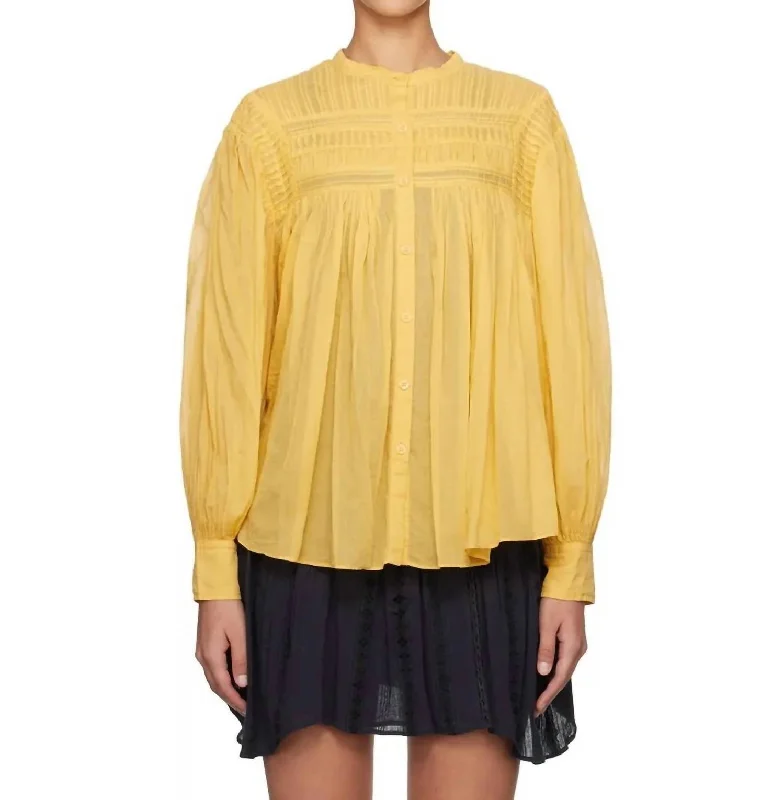 Plalia Blouse In SunlightHiking Shirts