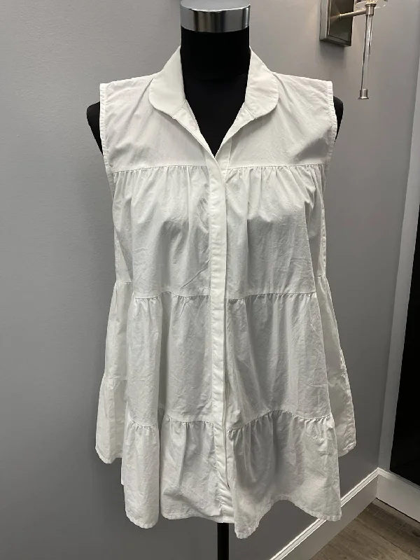 White Ruffled BlouseFormal Shirts