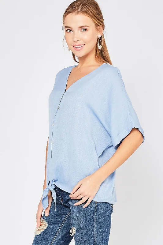 Down vestCrochet Back Button Down Top by Entro