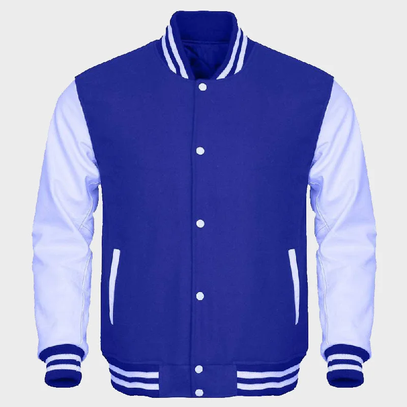 Royal Blue Varsity Jacket WomensBand Merch Jackets