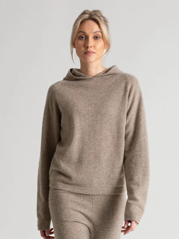 Luxury Knit TopsCashmere sweater "Ada" - toast