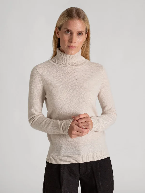 Branded Knit TopsCashmere sweater "Hedda" - pearl