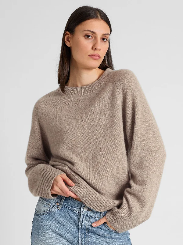 Cultural Knit TopsCashmere sweater "Signy" - toast