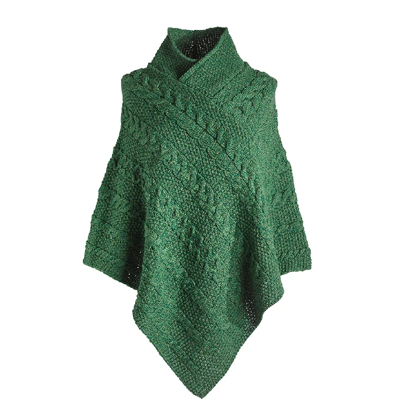 Designer Knit TopsAran Poncho